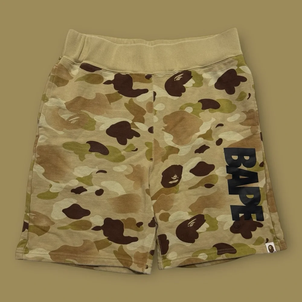 A Bathing Ape Bape Desert Camo Shorts